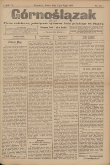 Górnoślązak : pismo codzienne, poświęcone sprawom ludu polskiego na Sląsku.R.4, nr 100 (3 maja 1905)