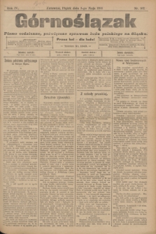 Górnoślązak : pismo codzienne, poświęcone sprawom ludu polskiego na Śląsku.R.4, nr 102 (5 maja 1905)