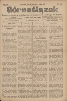 Górnoślązak : pismo codzienne, poświęcone sprawom ludu polskiego na Sląsku.R.4, nr 111 (16 maja 1905)