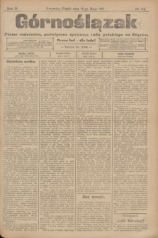 Górnoślązak : pismo codzienne, poświęcone sprawom ludu polskiego na Sląsku.R.4, nr 114 (19 maja 1905)