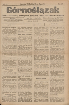 Górnoślązak : pismo codzienne, poświęcone sprawom ludu polskiego na Śląsku.R.4, nr 118 (24 maja 1905)