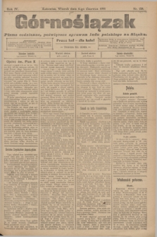 Górnoślązak : pismo codzienne, poświęcone sprawom ludu polskiego na Sląsku.R.4, nr 128 (6 czerwca 1905)