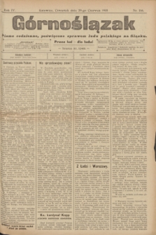 Górnoślązak : pismo codzienne, poświęcone sprawom ludu polskiego na Sląsku.R.4, nr 146 (29 czerwca 1905)