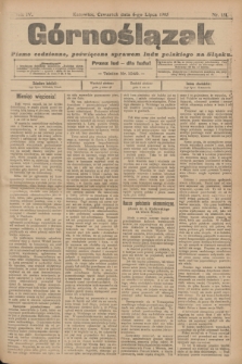 Górnoślązak : pismo codzienne, poświęcone sprawom ludu polskiego na Śląsku.R.4, nr 151 (6 lipca 1905)