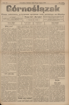 Górnoślązak : pismo codzienne, poświęcone sprawom ludu polskiego na Śląsku.R.4, nr 165 (22 lipca 1905)