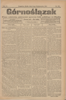 Górnoślązak : pismo codzienne, poświęcone sprawom ludu polskiego na Śląsku.R.4, nr 235 (11 października 1905)