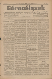 Górnoślązak : pismo codzienne, poświęcone sprawom ludu polskiego na Śląsku.R.4, nr 254 (4 listopada 1905)