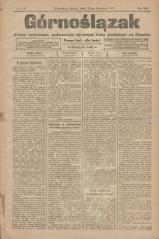 Górnoślązak : pismo codzienne, poświęcone sprawom ludu polskiego na Śląsku.R.4, nr 285 (13 grudnia 1905)