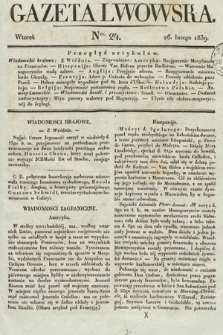 Gazeta Lwowska. 1839, nr 24