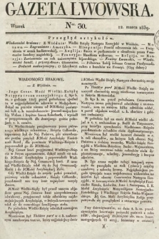 Gazeta Lwowska. 1839, nr 30