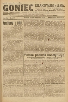 Goniec Krakowski. 1921, nr 75