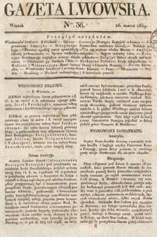 Gazeta Lwowska. 1839, nr 36