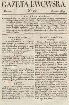 Gazeta Lwowska. 1839, nr 37