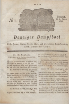 Danziger Dampfboot für Geist, Humor, Satire, Poesie, Welt- und Volksleben, Korrespondenz, Kunst, Literatur und Theater. Jg.6, № 1 (2 Januar 1836)