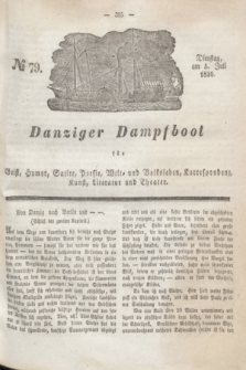 Danziger Dampfboot für Geist, Humor, Satire, Poesie, Welt- und Volksleben, Korrespondenz, Kunst, Literatur und Theater. Jg.6, № 79 (5 Juli 1836)