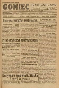 Goniec Krakowski. 1921, nr 151