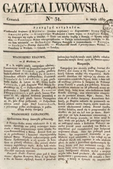 Gazeta Lwowska. 1839, nr 51