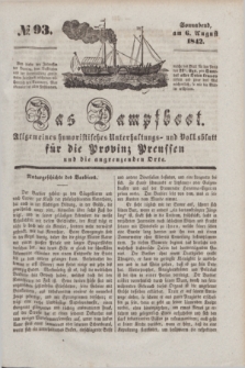 Das Dampfboot : allgemeines humoristisches Unterhaltungs- und Volksblatt für die Provinz Preussen und die angrenzenden Orte. [Jg.12], № 93 (6 August 1842)