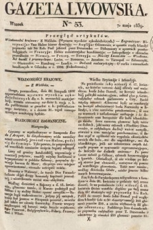 Gazeta Lwowska. 1839, nr 53