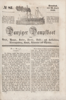 Danziger Dampfboot für Geist, Humor, Satire, Poesie, Welt- und Volksleben, Korrespondenz, Kunst, Literatur und Theater. [Jg.14], № 87 (20 Juli 1844) + dod.