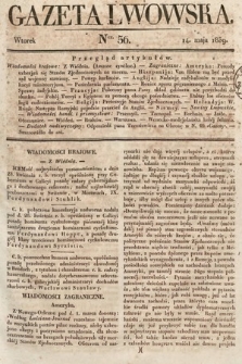 Gazeta Lwowska. 1839, nr 56