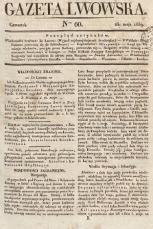 Gazeta Lwowska. 1839, nr 60