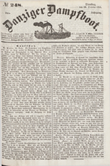 Danziger Dampfboot. Jg.25, № 248 (23 October 1855)