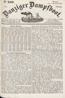 Danziger Dampfboot. Jg.25, № 259 (5 November 1855)