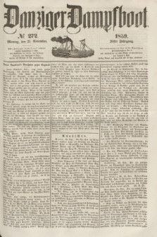 Danziger Dampfboot. Jg.29, № 272 (21 November 1859)