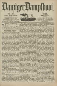 Danziger Dampfboot. Jg.40, № 48 (26 Februar 1869)