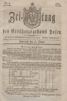 Zeitung des Großherzogthums Posen. 1822, Nro. 8 (26 Januar) + dod.