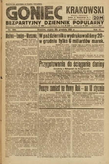 Goniec Krakowski : bezpartyjny dziennik popularny. 1921, nr 354
