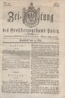 Zeitung des Großherzogthums Posen. 1822, Nro. 38 (11 Mai) + dod.