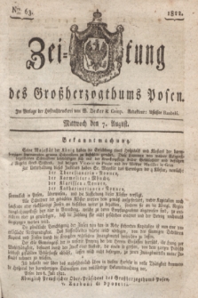 Zeitung des Großherzogthums Posen. 1822, Nro. 63 (7 August) + dod.