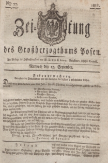 Zeitung des Großherzogthums Posen. 1822, Nro. 77 (25 September)