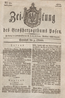 Zeitung des Großherzogthums Posen. 1822, Nro. 80 (5 Oktober) + dod.