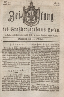 Zeitung des Großherzogthums Posen. 1822, Nro. 82 (12 Oktober) + dod.
