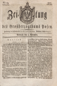 Zeitung des Großherzogthums Posen. 1822, Nro. 89 (6 November) + dod.