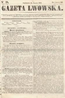 Gazeta Lwowska. 1853, nr 18
