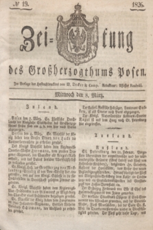 Zeitung des Großherzogthums Posen. 1826, № 19 (8 März) + dod.