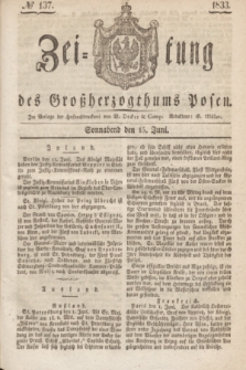 Zeitung des Großherzogthums Posen. 1833, № 137 (15 Juni)
