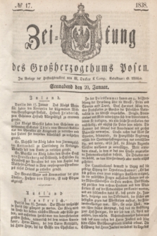 Zeitung des Großherzogthums Posen. 1838, № 17 (20 Januar)