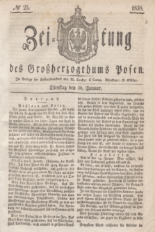 Zeitung des Großherzogthums Posen. 1838, № 25 (30 Januar)