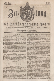 Zeitung des Großherzogthums Posen. 1838, № 265 (12 November)