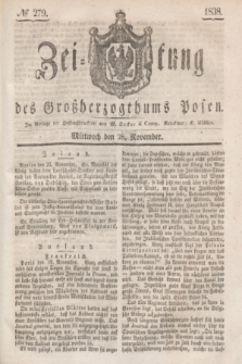 Zeitung des Großherzogthums Posen. 1838, № 279 (28 November)