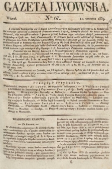 Gazeta Lwowska. 1839, nr 67