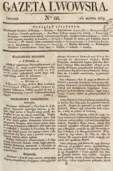 Gazeta Lwowska. 1839, nr 68