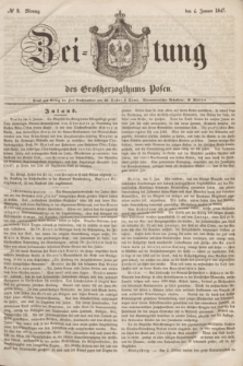 Zeitung des Großherzogthums Posen. 1847, № 2 (4 Januar) + dod.