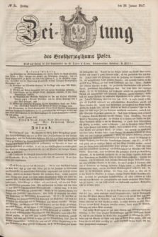 Zeitung des Großherzogthums Posen. 1847, № 24 (29 Januar)