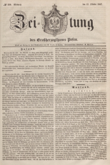 Zeitung des Großherzogthums Posen. 1847, № 239 (13 Oktober)